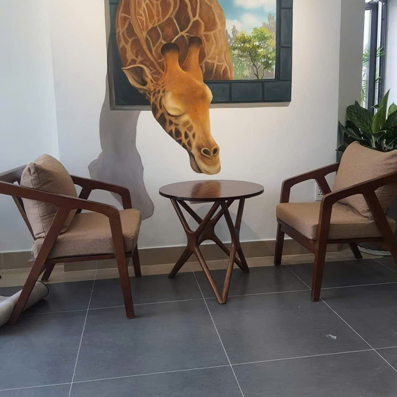 Bộ Ghế Sofa Katana đơn + Bàn Trà chân sao