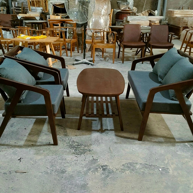 Bộ Bàn Ghế Sofa Katana (3 ghế + 1 bàn)