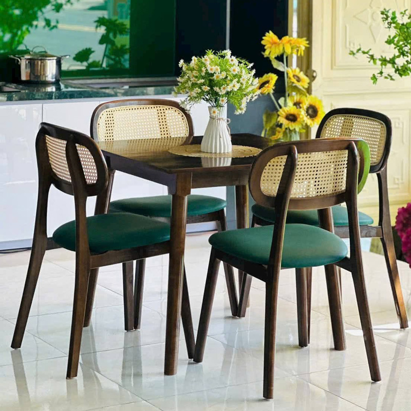 Bàn Mango mặt vuông 75x75cm