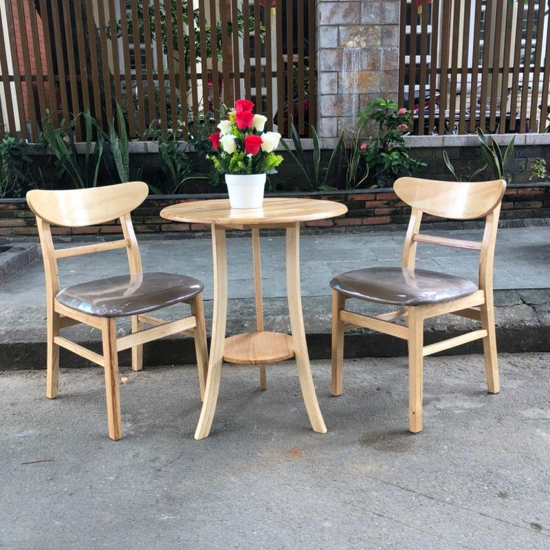 Bàn cafe 2 tầng Tròn