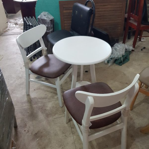 Bàn cafe 2 tầng Tròn