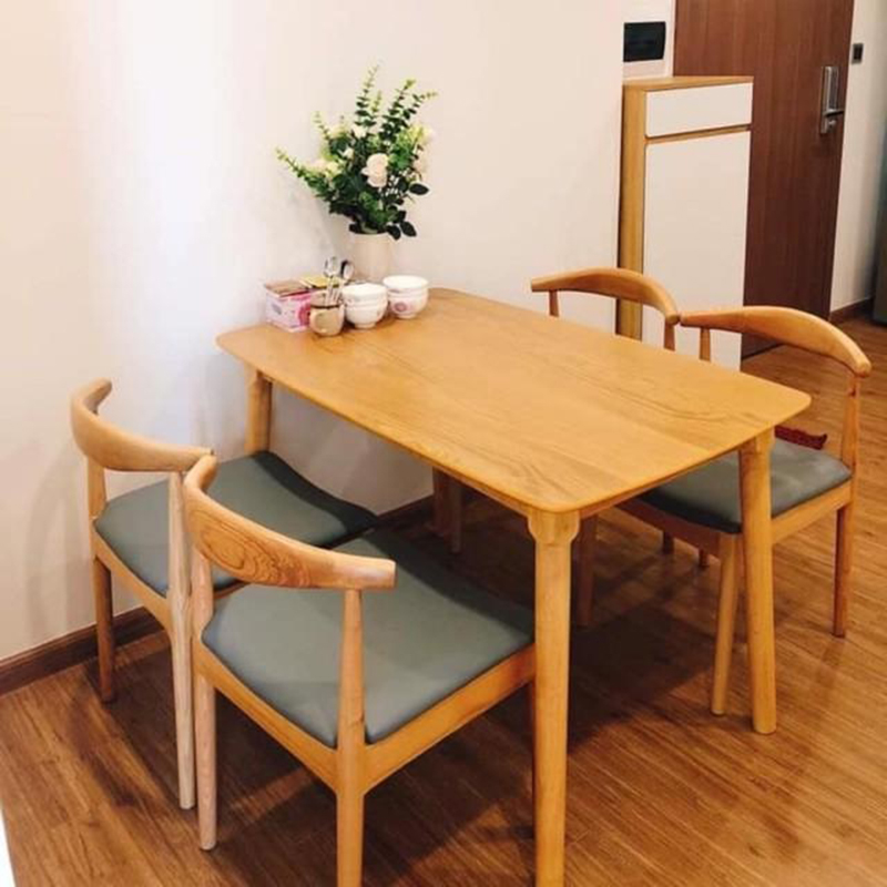 Bộ bàn ghế Bull 1m2 + 4 ghế