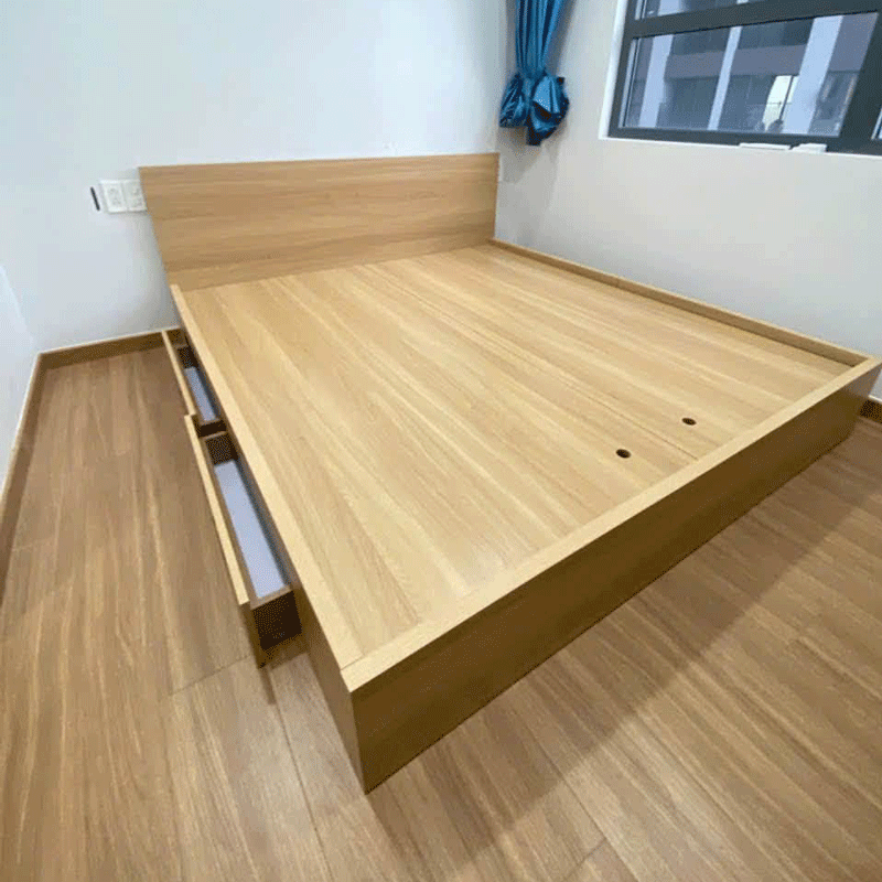Giường ngủ đơn giản (2 hộc) THT-GN6705