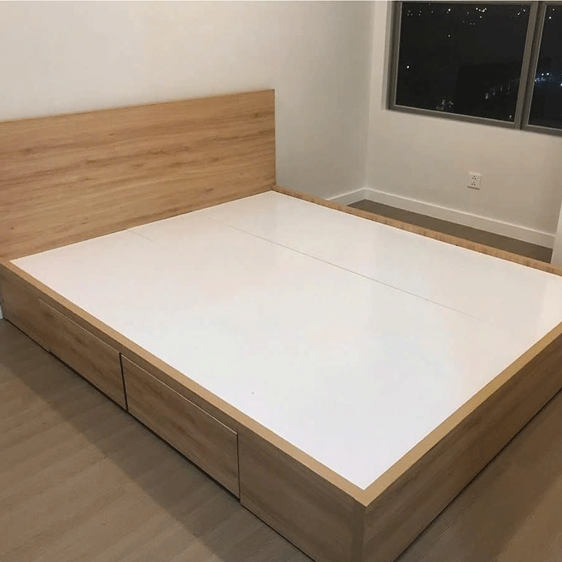 Giường ngủ đơn giản (2 hộc) THT-GN6705