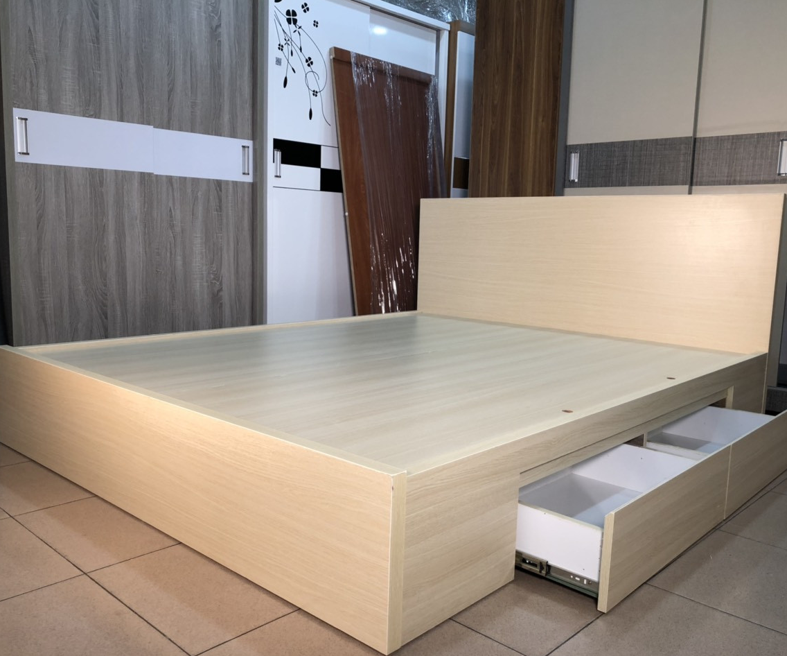 Giường Ngủ 2 hộc kéo TM-G20602