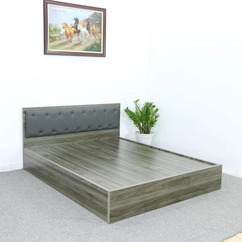 Giường ngủ gỗ bọc nệm đầu giường TY-G31201