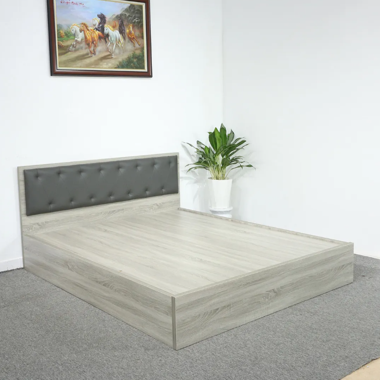 Giường ngủ gỗ bọc nệm đầu giường TY-G31201