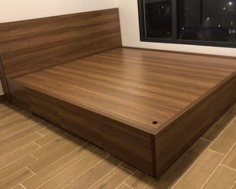 Giường Ngủ Gỗ công nghiệp hiện đại (Không hộc) TM-G20601
