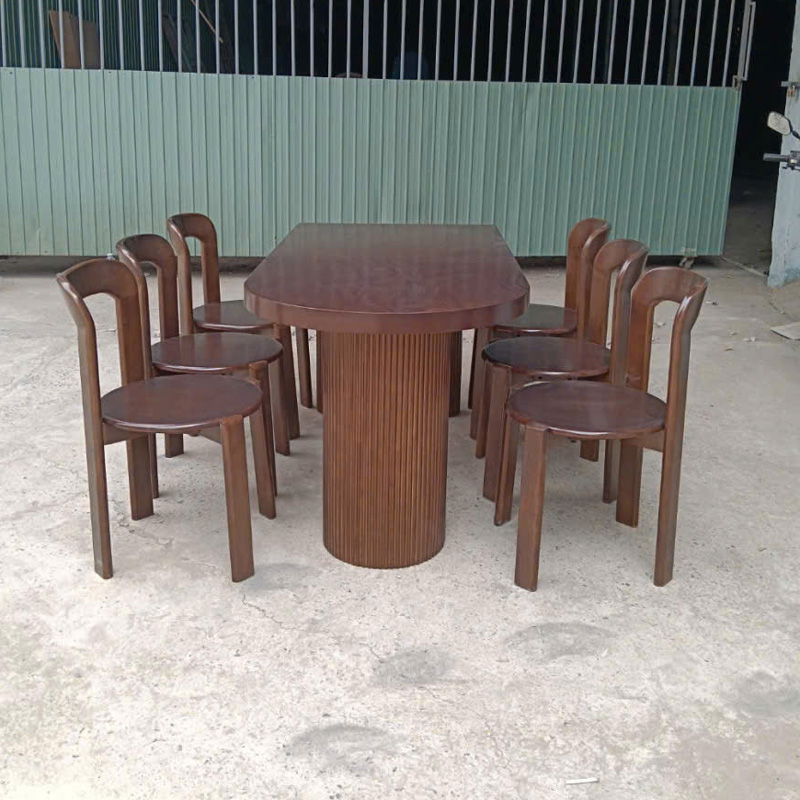 Ghế Rey, mặt gỗ