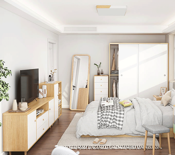 Kệ Tivi gỗ m2 TM-KTV21102