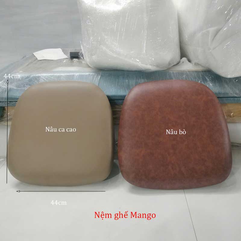 nệm thay thế ghế Cabin/Panda; nệm Mango - Nệm ghế ăn bọc da simili