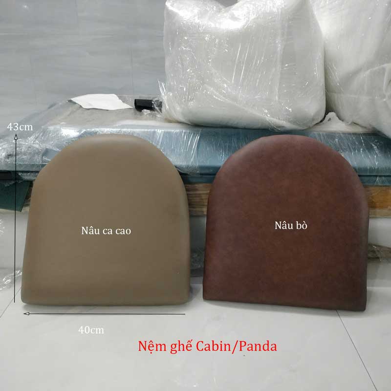 nệm thay thế ghế Cabin/Panda; nệm Mango - Nệm ghế ăn bọc da simili