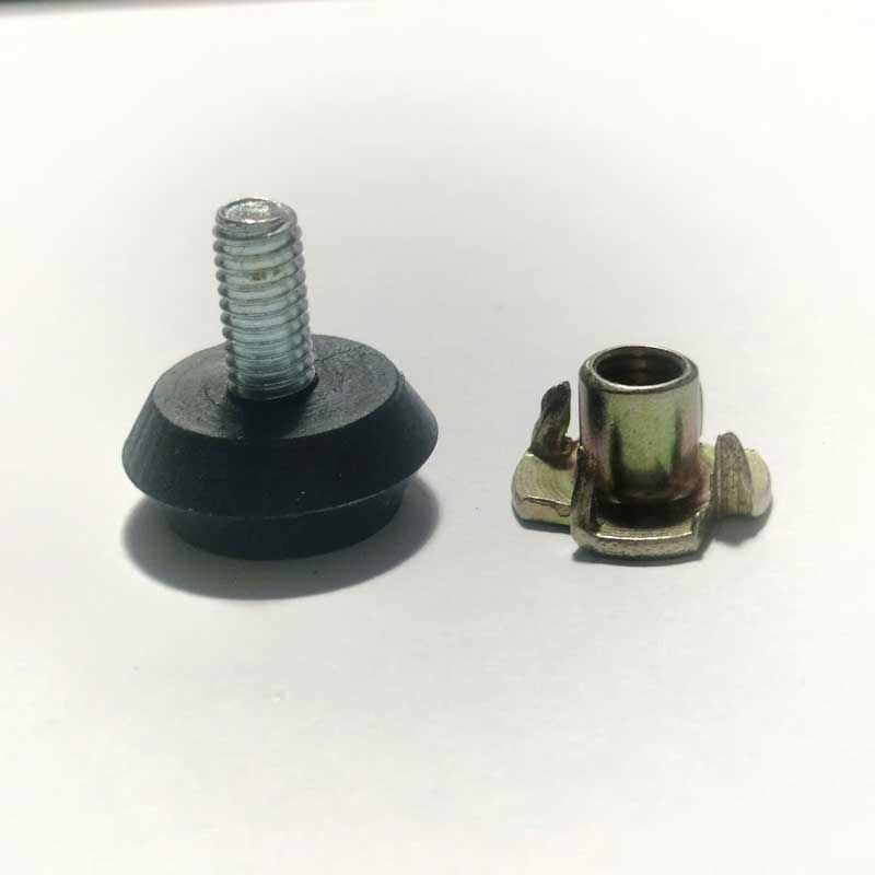 Bộ 4 - 20 Chân tăng đưa kèm chấu làm chân bàn ghế, tủ, kệ, chống trơn trượt, ẩm ướt ngành gỗ, sắt