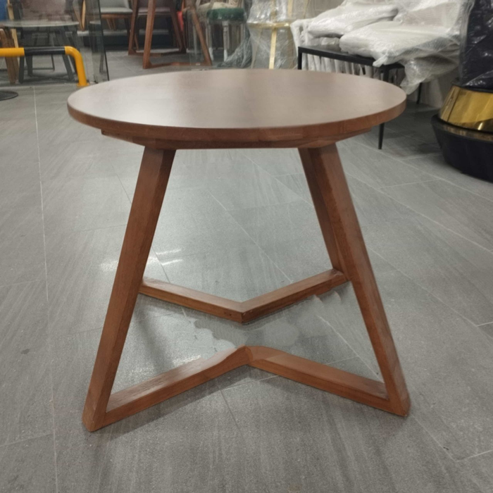 Bàn trà Chân Chữ V mặt tròn