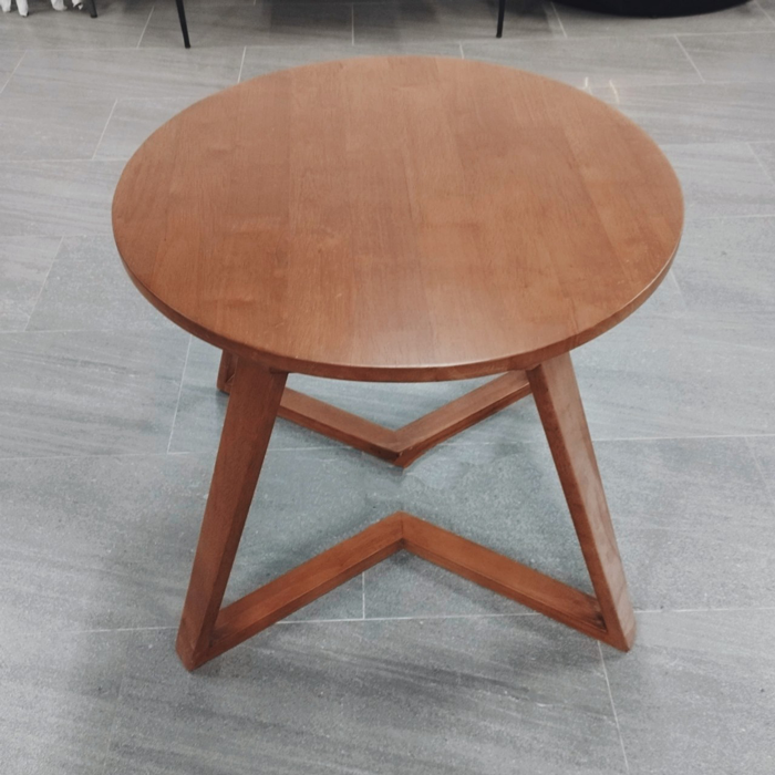 Bàn trà Chân Chữ V mặt tròn