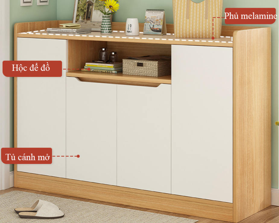 Tủ Giày Gỗ Công Nghiệp Hiện Đại TM-TG204001