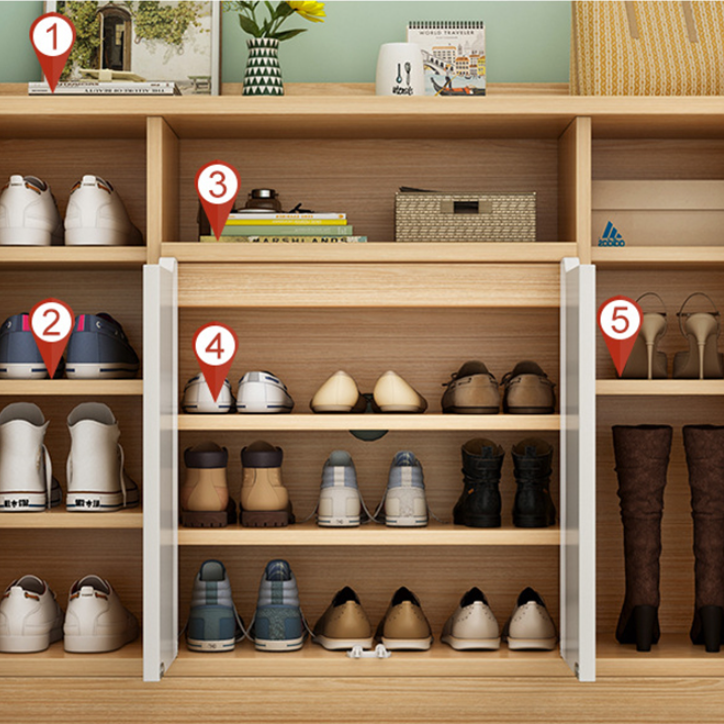 Tủ Giày Gỗ Công Nghiệp Hiện Đại TM-TG204001