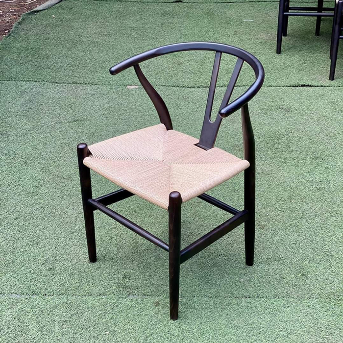 Ghế Wishbone dây đan