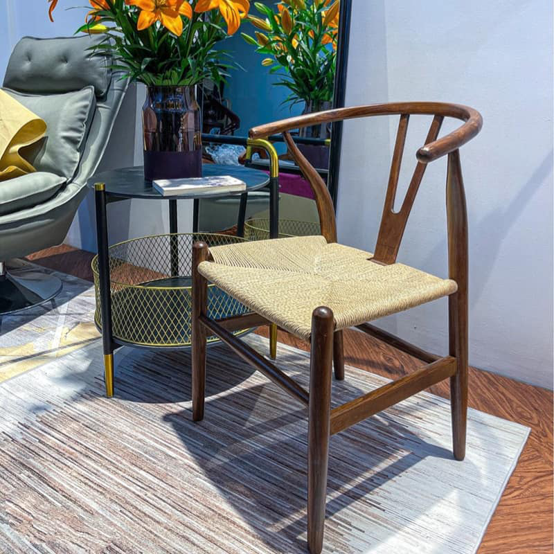 Ghế Wishbone dây đan