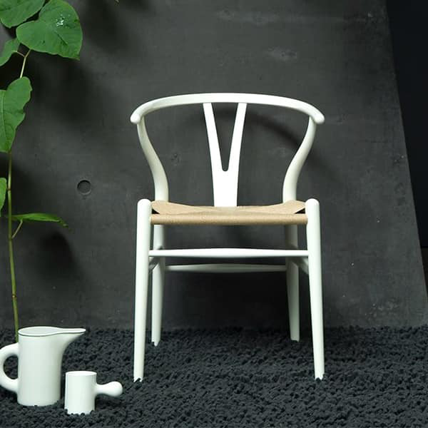 Ghế Wishbone dây đan