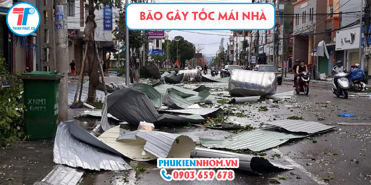 bão gây tốc mái tại Quảng Ngãi