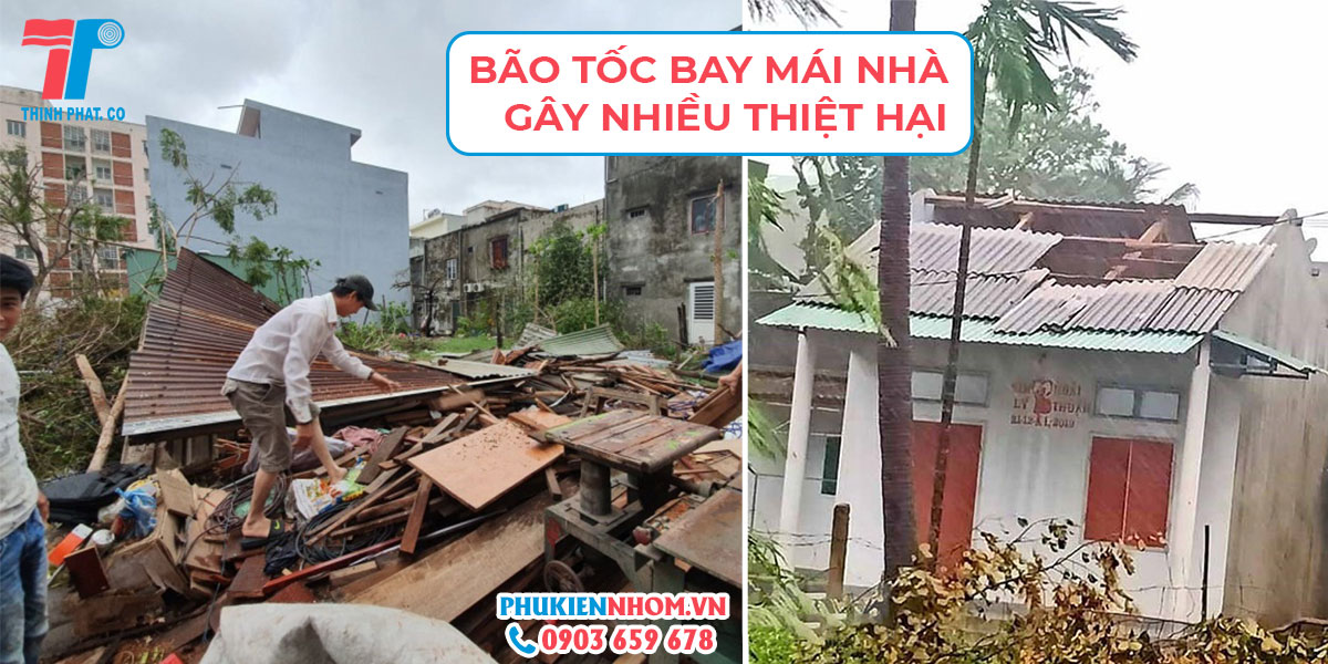 bão tốc bay mái nhà