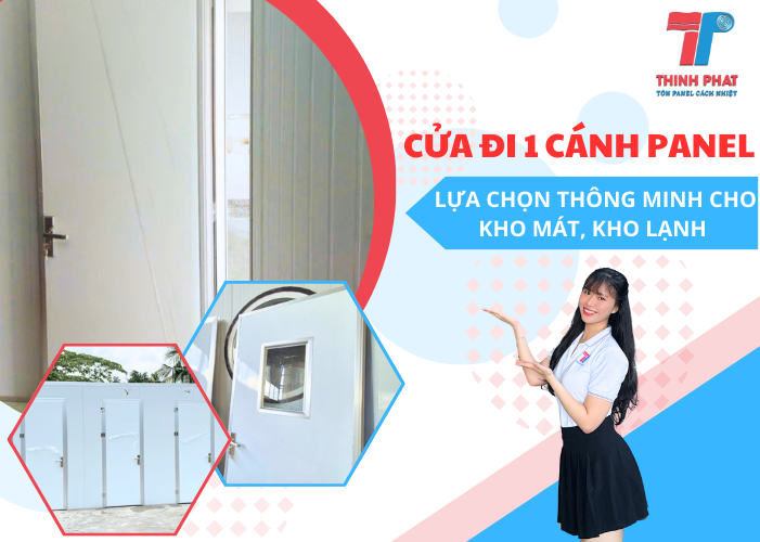 cửa đi 1 cánh panel