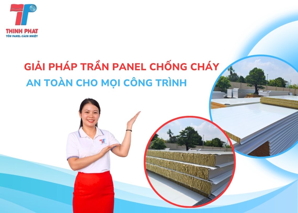 trần panel chống cháy