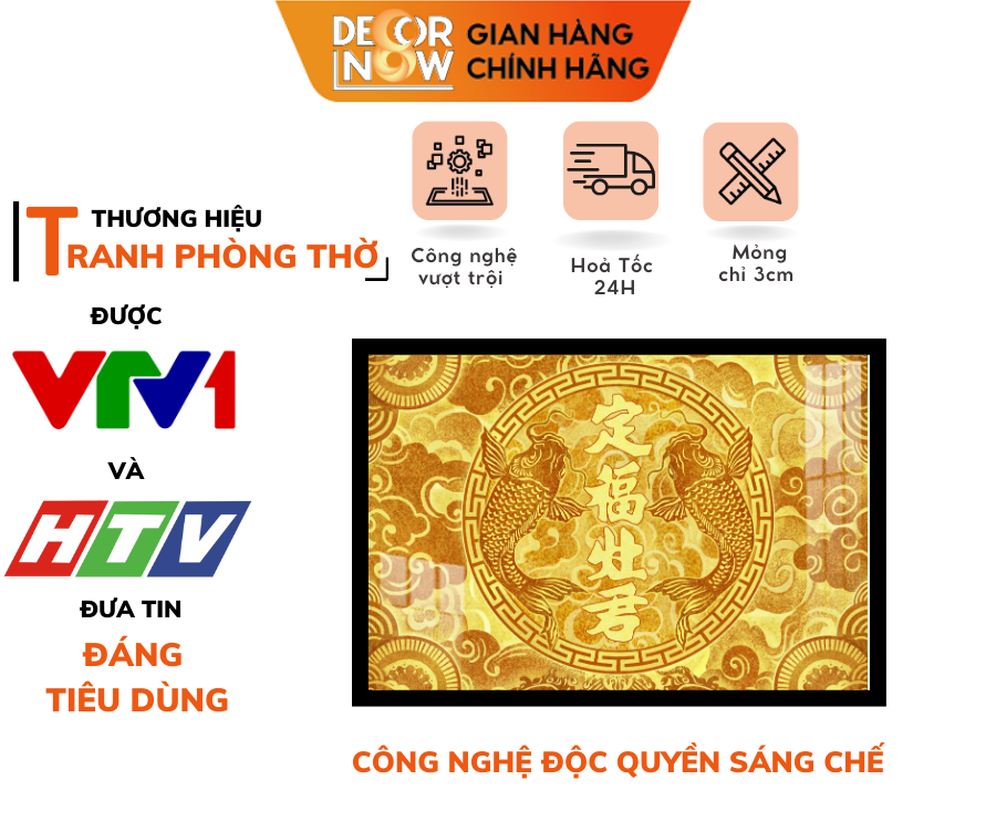 Tranh trúc chỉ và tranh phòng thờ cao cấp tại decornow