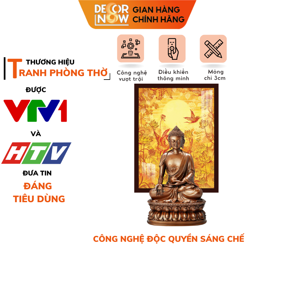 Tranh Trúc Chỉ Đứng In Hoa Sen DECORNOW DCN-TC294