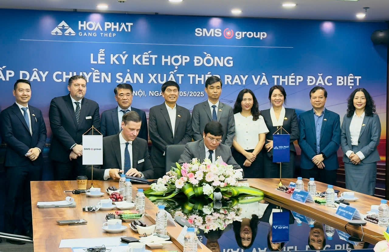 Hòa Phát bắt tay SMS Group, sẽ trở thành doanh nghiệp duy nhất ở Đông Nam Á sản xuất được thép ray cho đường sắt cao tốc