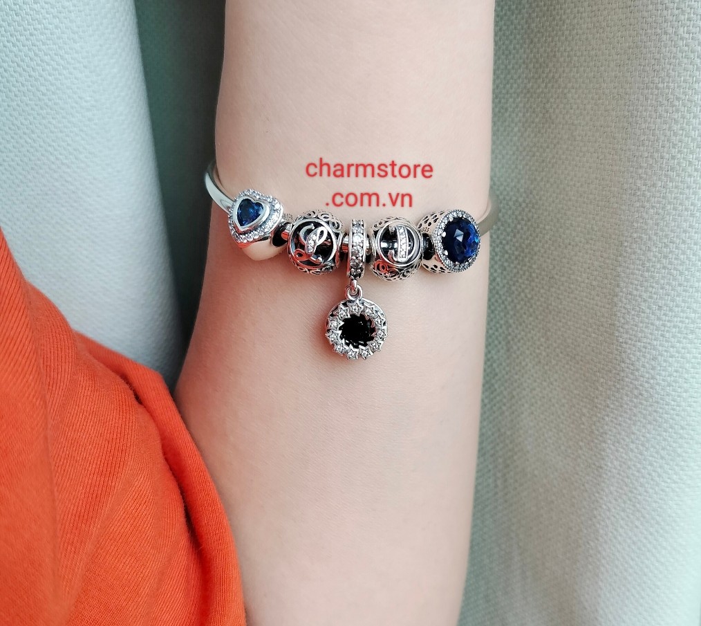 VÒNG CHARM MỆNH THỦY XD TREO VÒNG SAO MAY MẮN