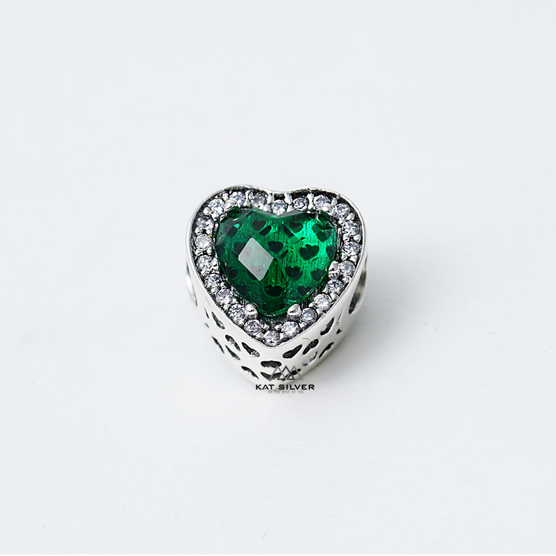 CHARM RADIANT TIM ĐÁ LỒI XANH LÁ