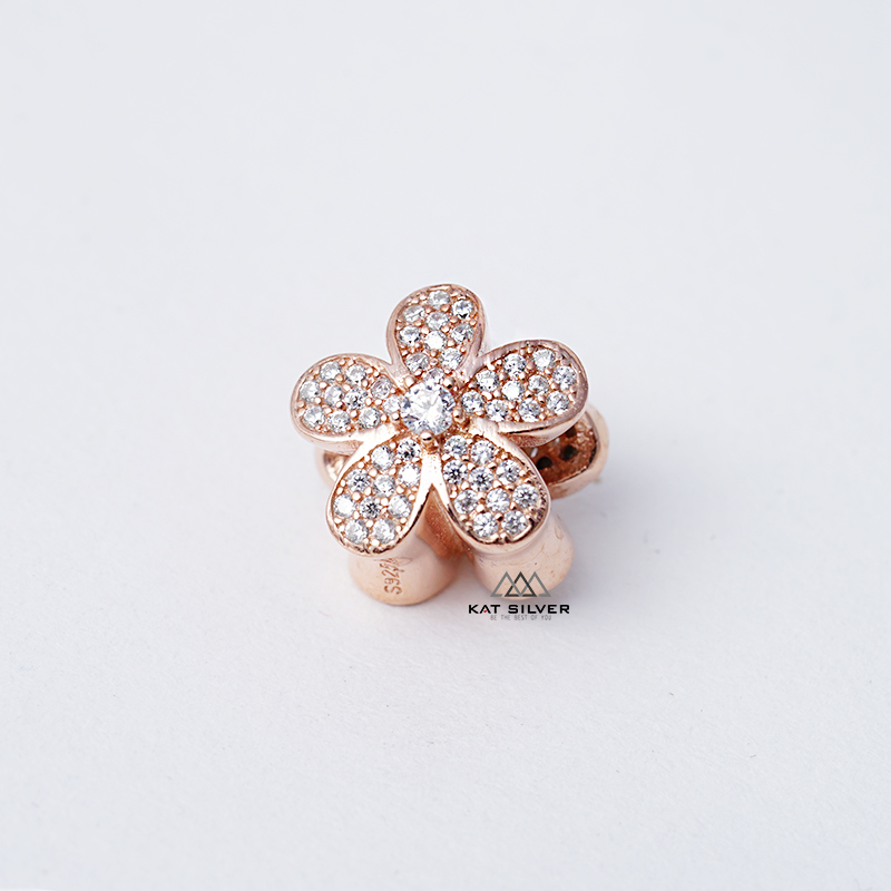 CHARM HOA 5 CÁNH XI VÀNG HỒNG
