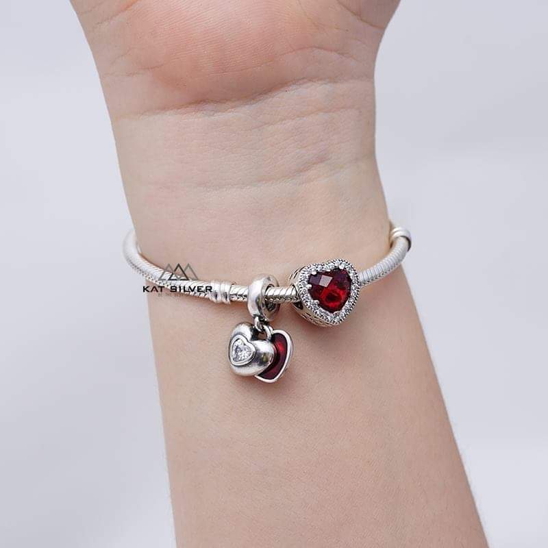 VÒNG CHARM TRÁI TIM ĐỎ YOU AND ME
