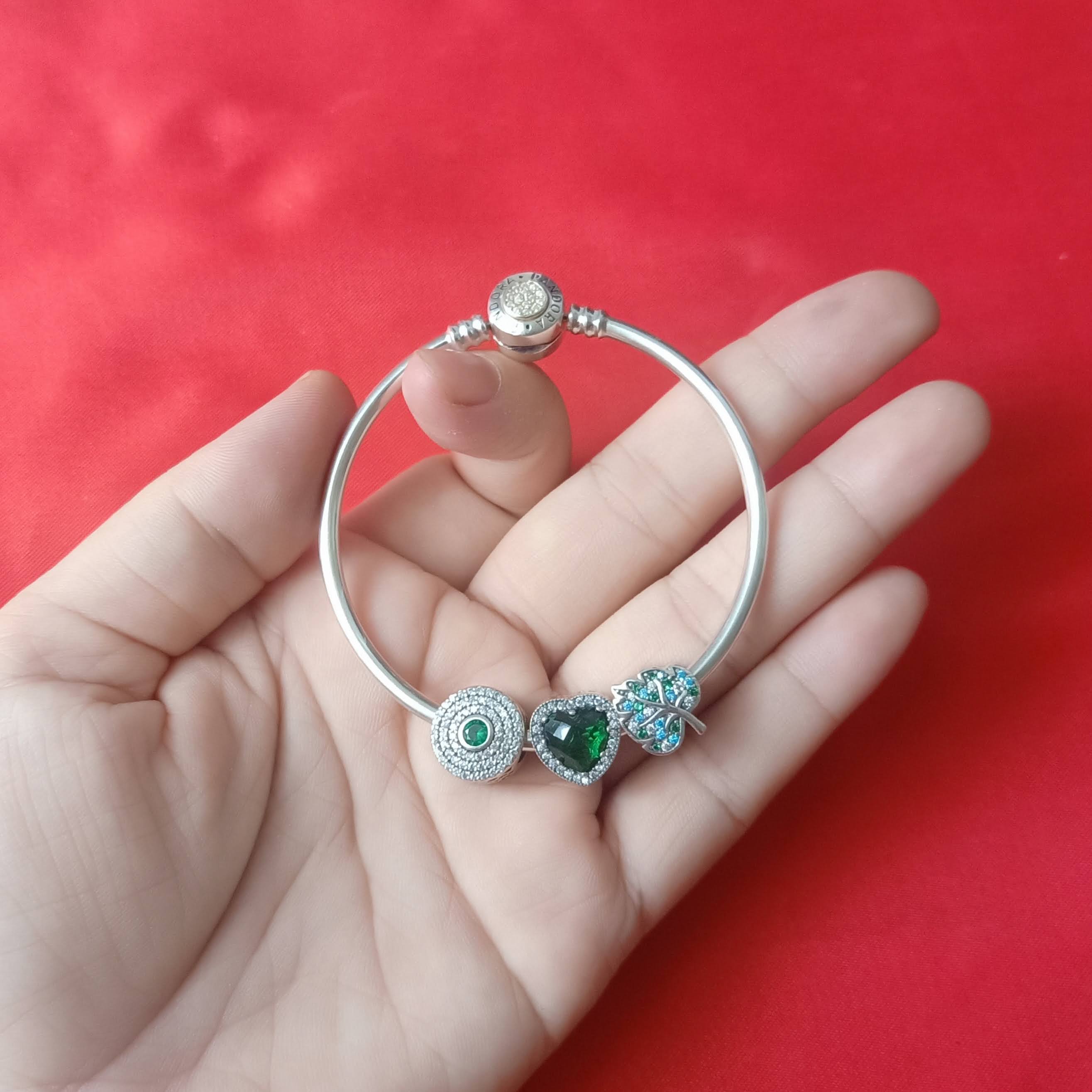 VÒNG MỆNH MỘC RADIANT TIM XANH LÁ