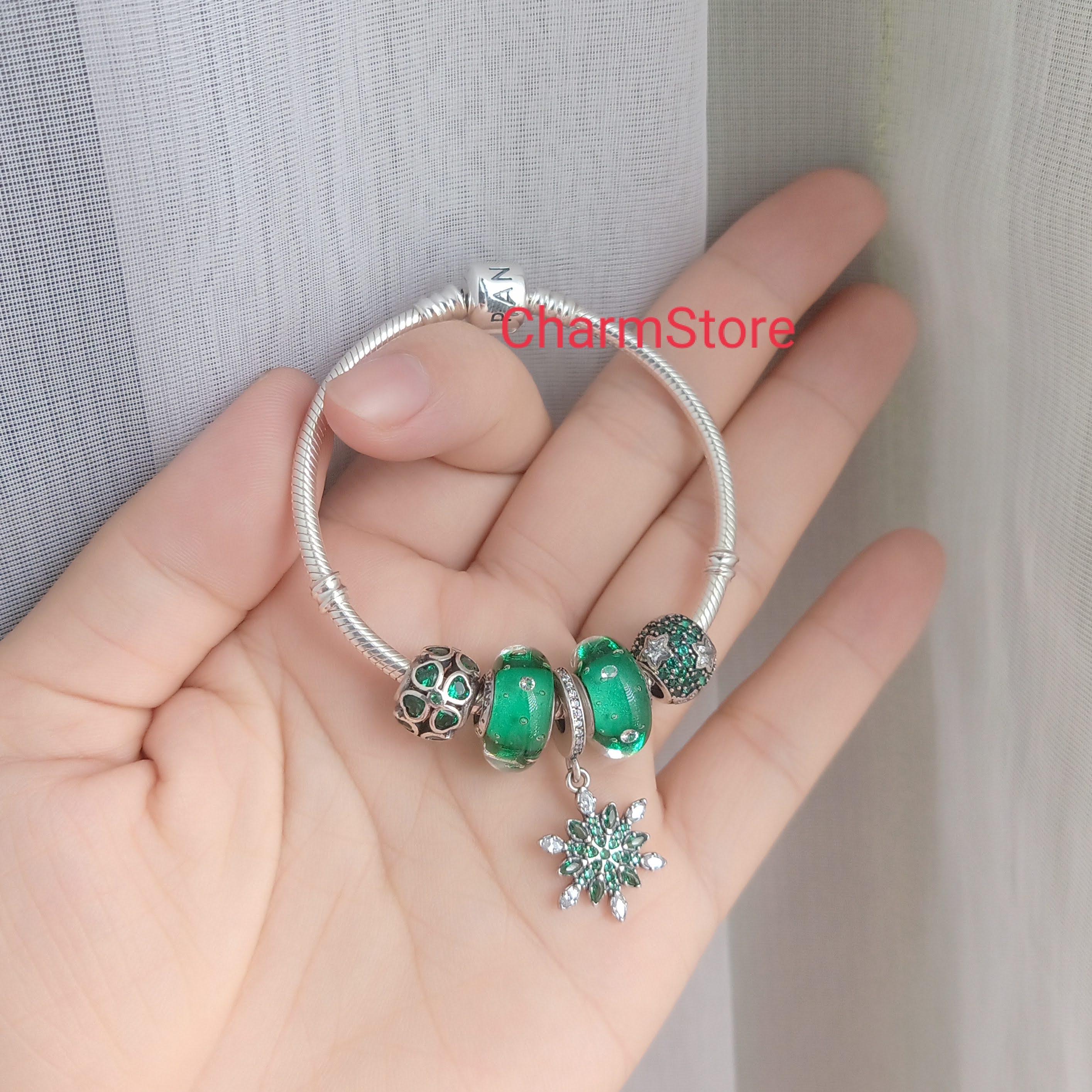 VÒNG CHARM SAO - TUYẾT - CỎ MAY MẮN XL