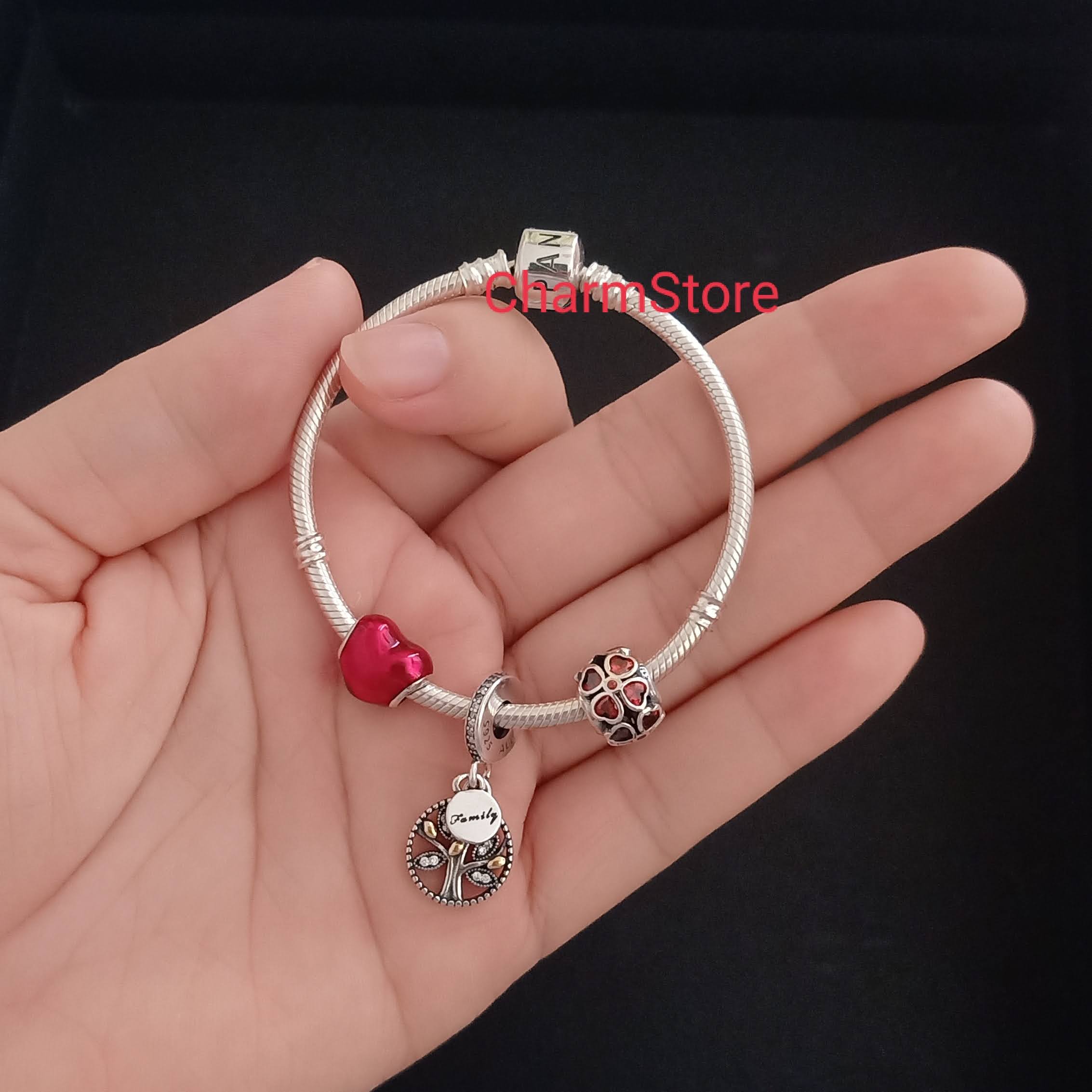 VÒNG CHARM MỆNH HỎA TY-GĐ-MM ĐÁ ĐỎ