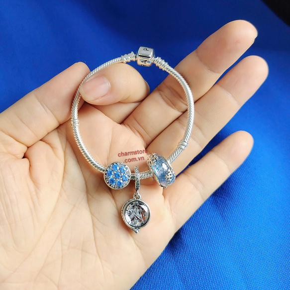 VÒNG TAY RADIANT HOA MIX ĐÔI TRÒN SAO MAY MẮN