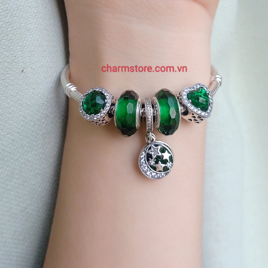 VÒNG CHARM MỆNH MỘC TREO TRĂNG SAO XL MIX RADIANT TIM