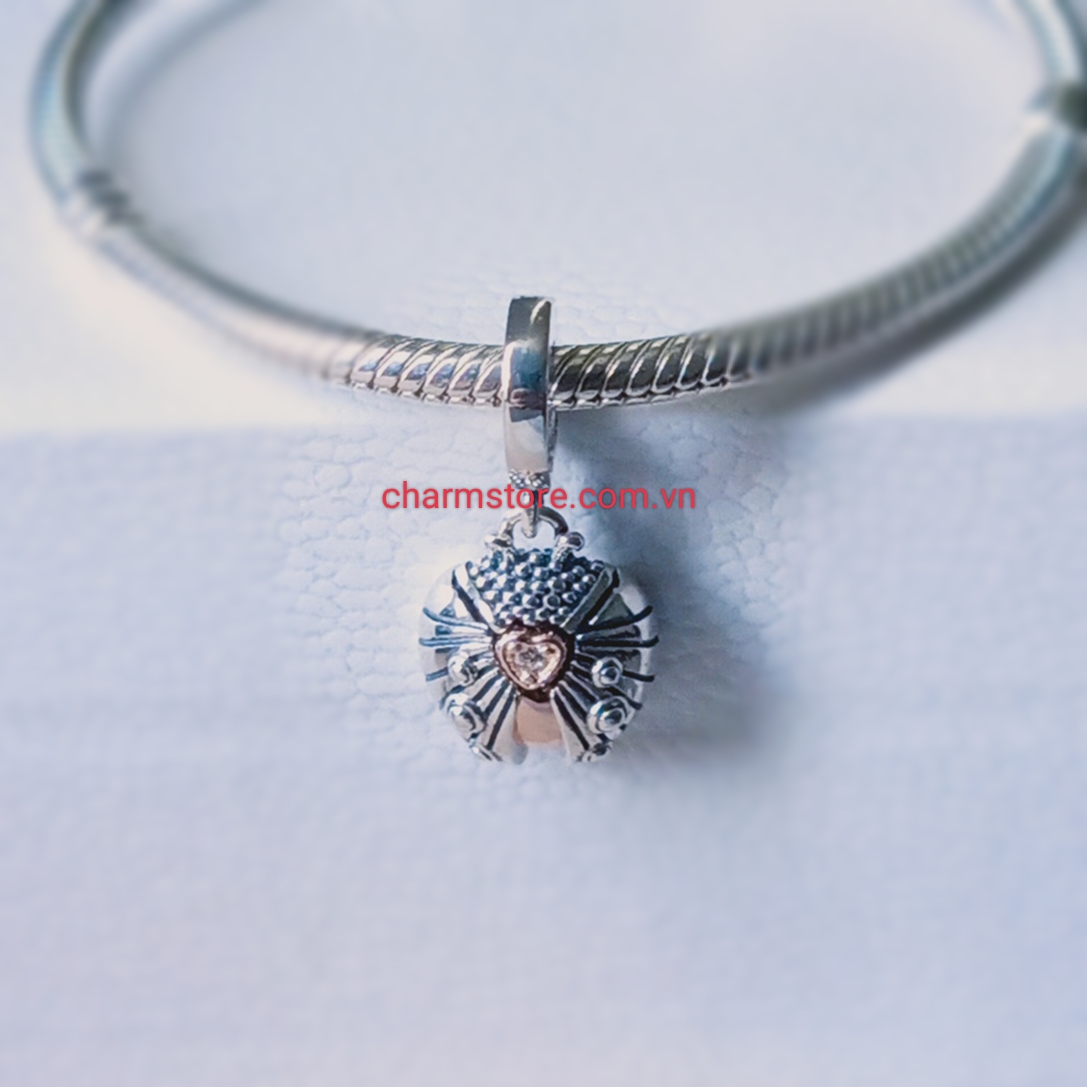 CHARM TREO MỞ CỬA TRÁI TIM NHÂN VÀNG
