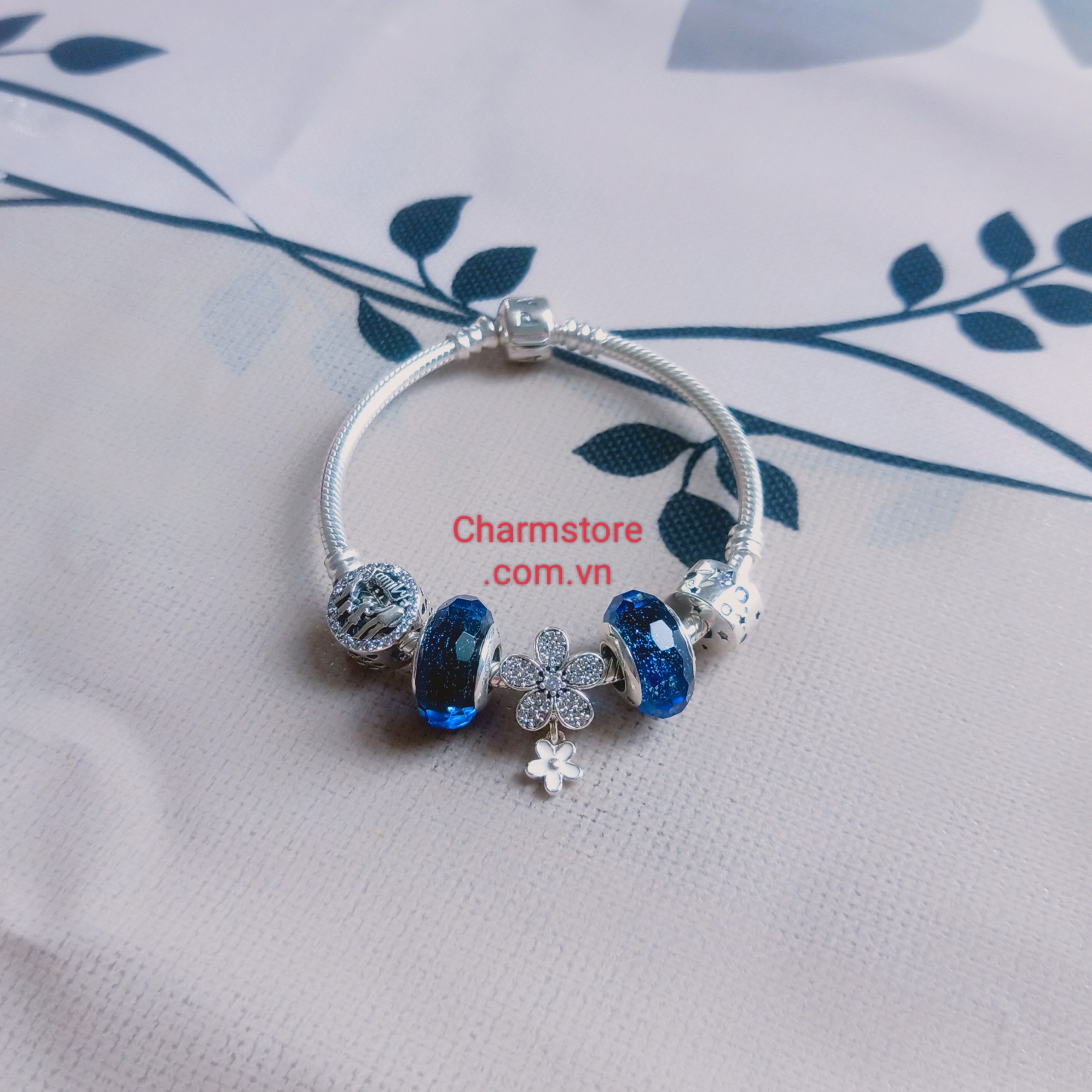 VÒNG CHARM RADIANT FAMILY MIX ĐÁ XD