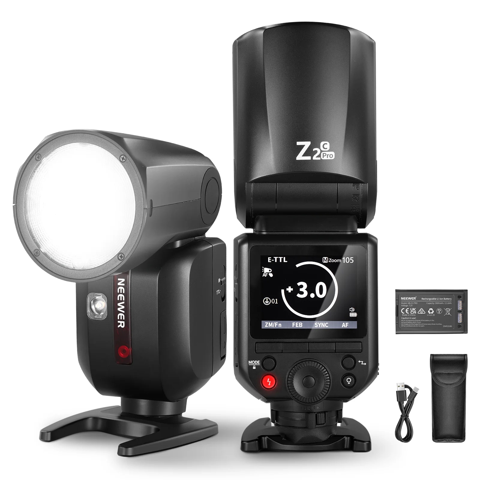 (New) Đèn Flash Neewer Z2 Pro 76Ws For Canon | Chính Hãng