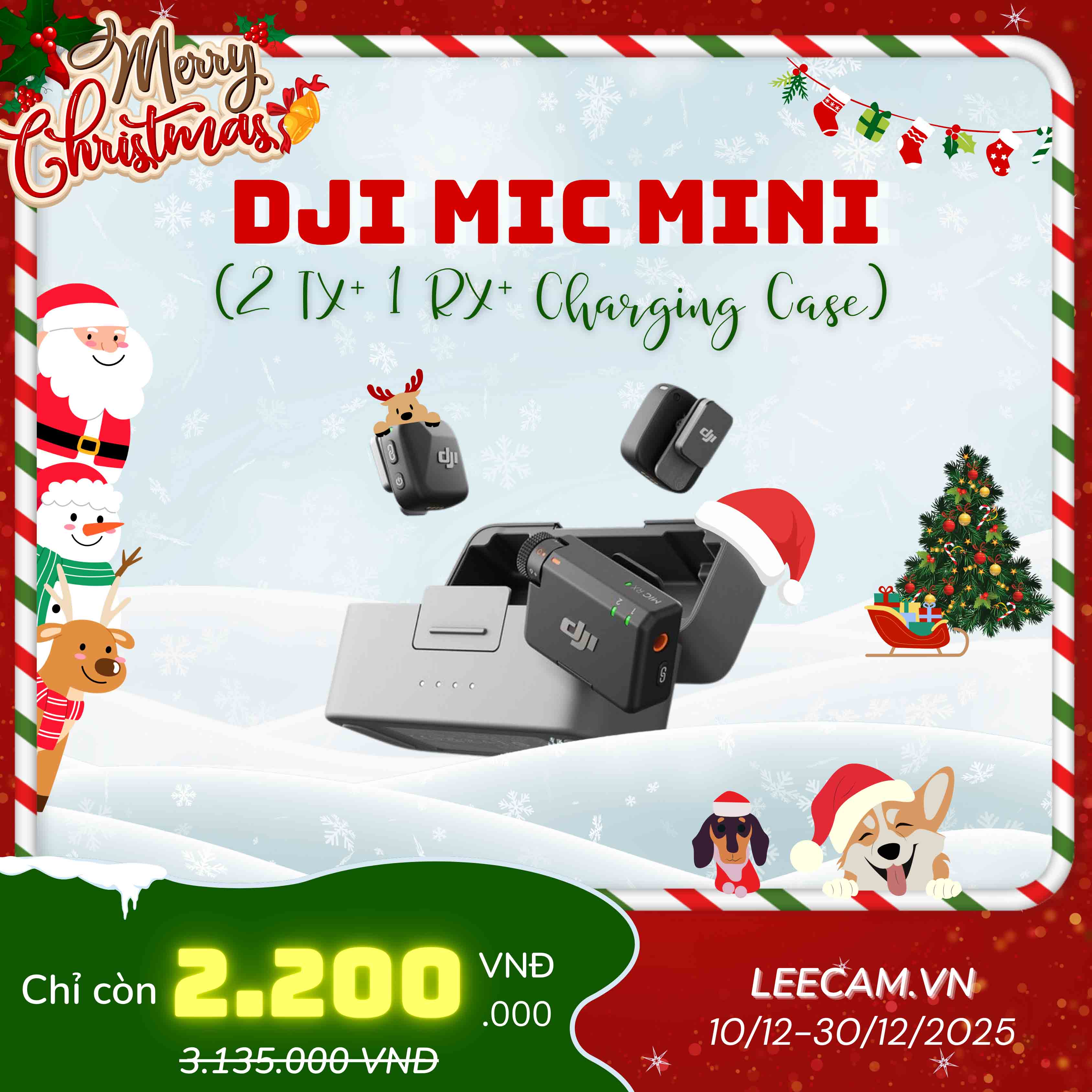 (New) DJI Mic Mini | Chính Hãng (giảm giá)