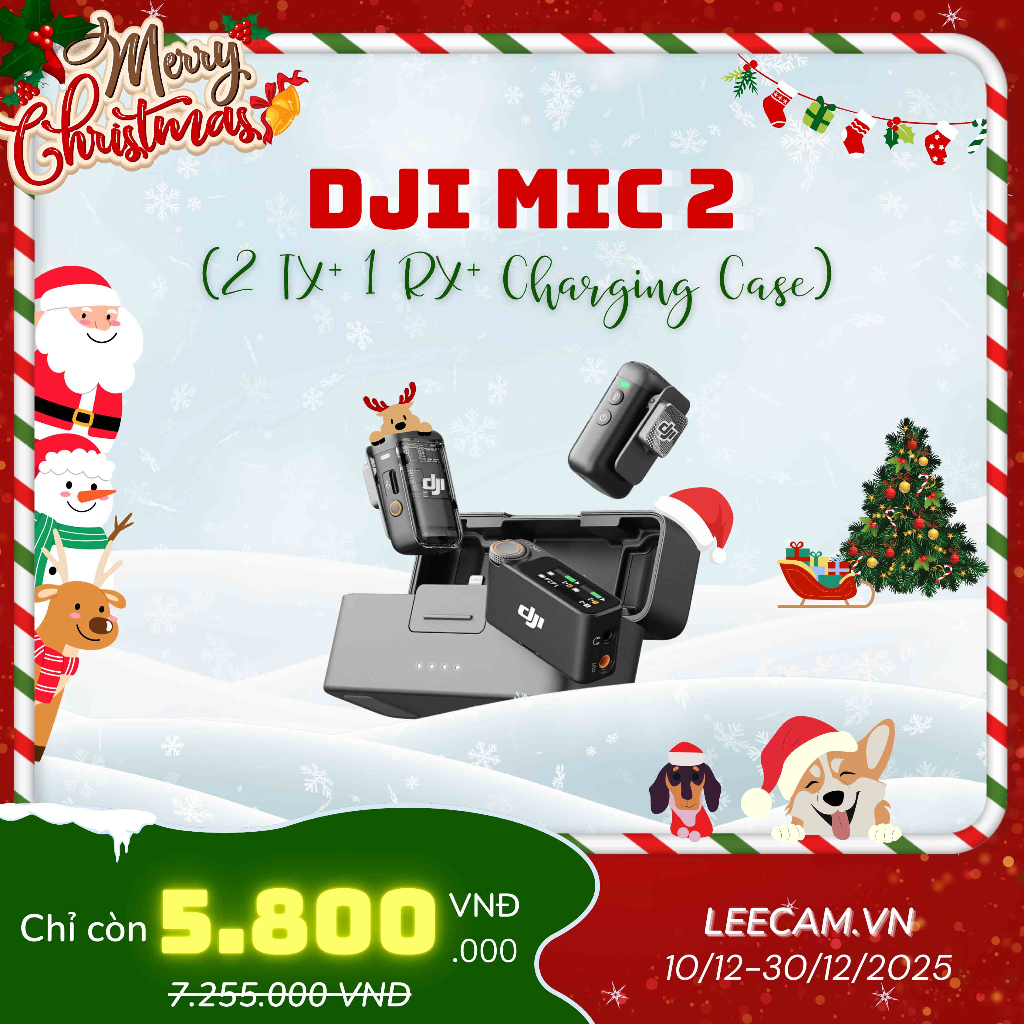 DJI Mic 2 |  Chính Hãng (giảm giá)