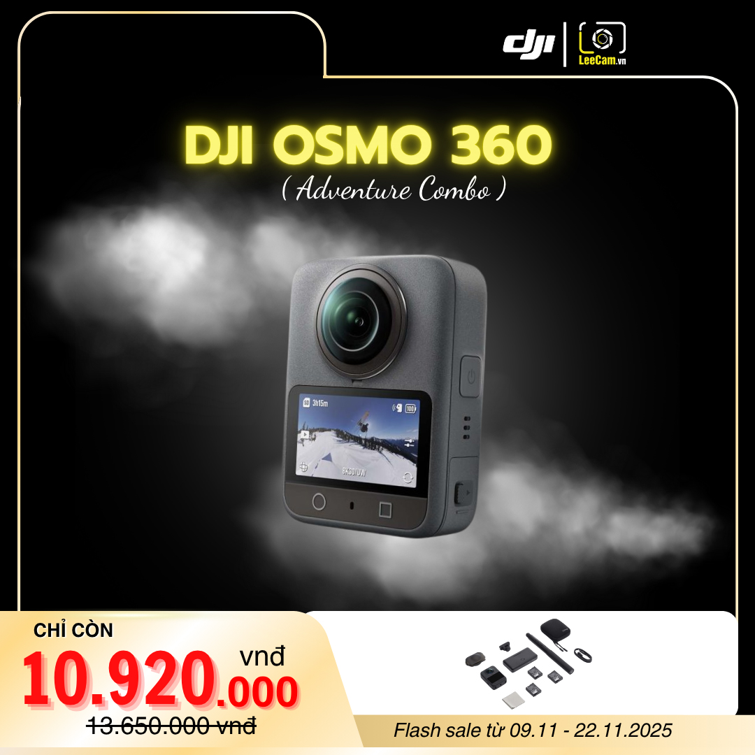 (New) DJI Osmo 360 Adventure Combo | Hàng Chính Hãng (giảm giá)