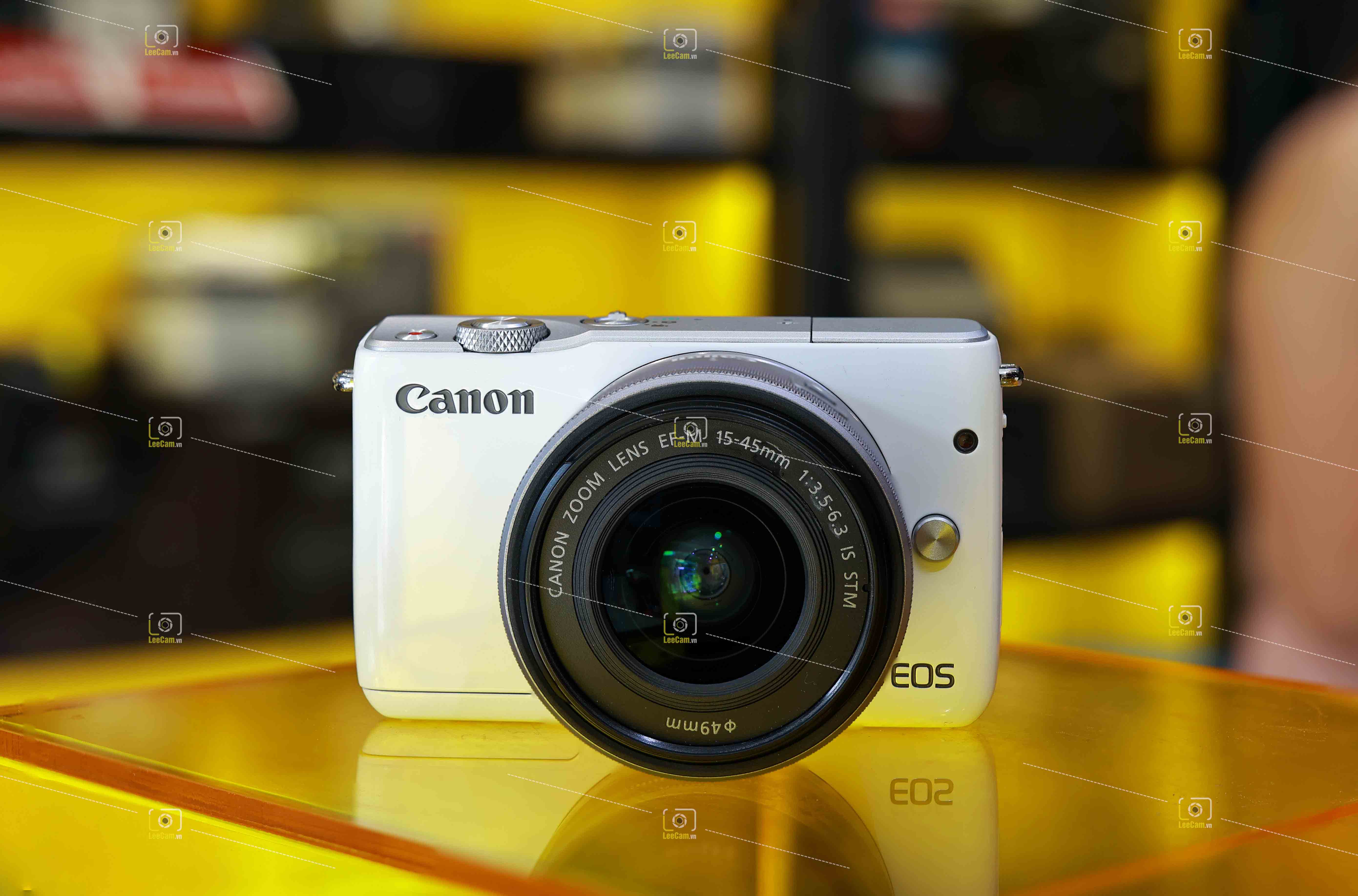 Canon EOS M10 (Trắng) +lens EF-M 15-45mm (qsd)