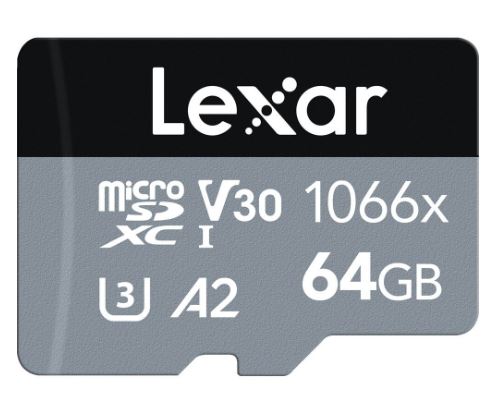 Thẻ nhớ Lexar Professional 1066x 64GB microSDXC UHS-I Card LMS1066064G-BNANG