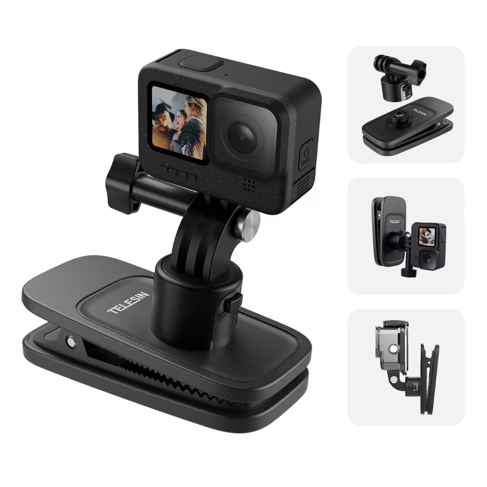 Kẹp Balo Thao Tác Nhanh TELESIN S2-JFM-01 Cho DJI Osmo Action Camera Chính Hãng