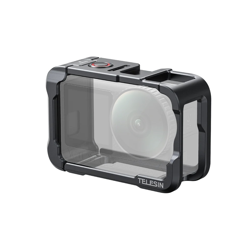 Bộ khung Telesin Lightweight Alluminium Cage - Plume Air for DJI OSMO Action 6 - S6-FMS-35-TDJ